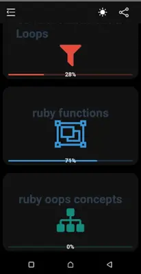 Ruby android App screenshot 1