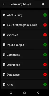 Ruby android App screenshot 2